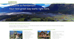 Desktop Screenshot of pembertonbandb.com