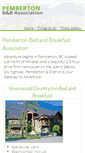 Mobile Screenshot of pembertonbandb.com